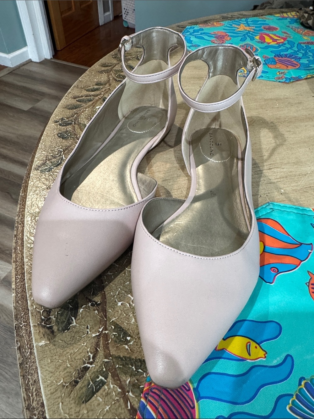 Bandolino Pink Blush Pointed Flats Women's Shoes sz 8.5